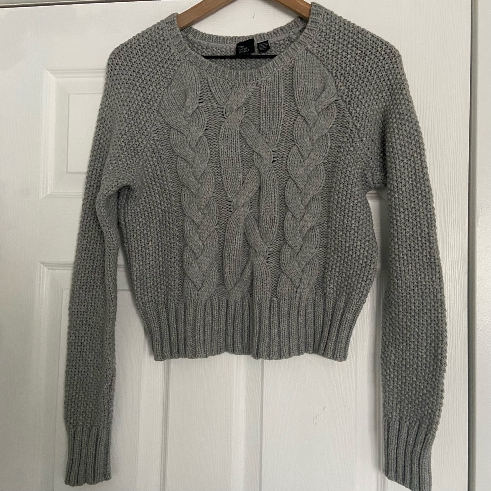 Eileen Fisher the fisher project 84% merino wool knit sweater size Medium